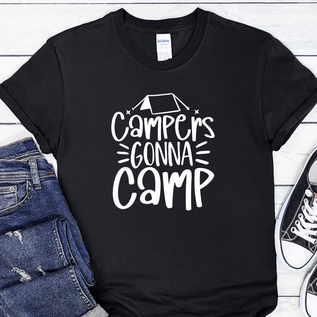 Dámské / Pánské tričko - Campers Gonna Camp