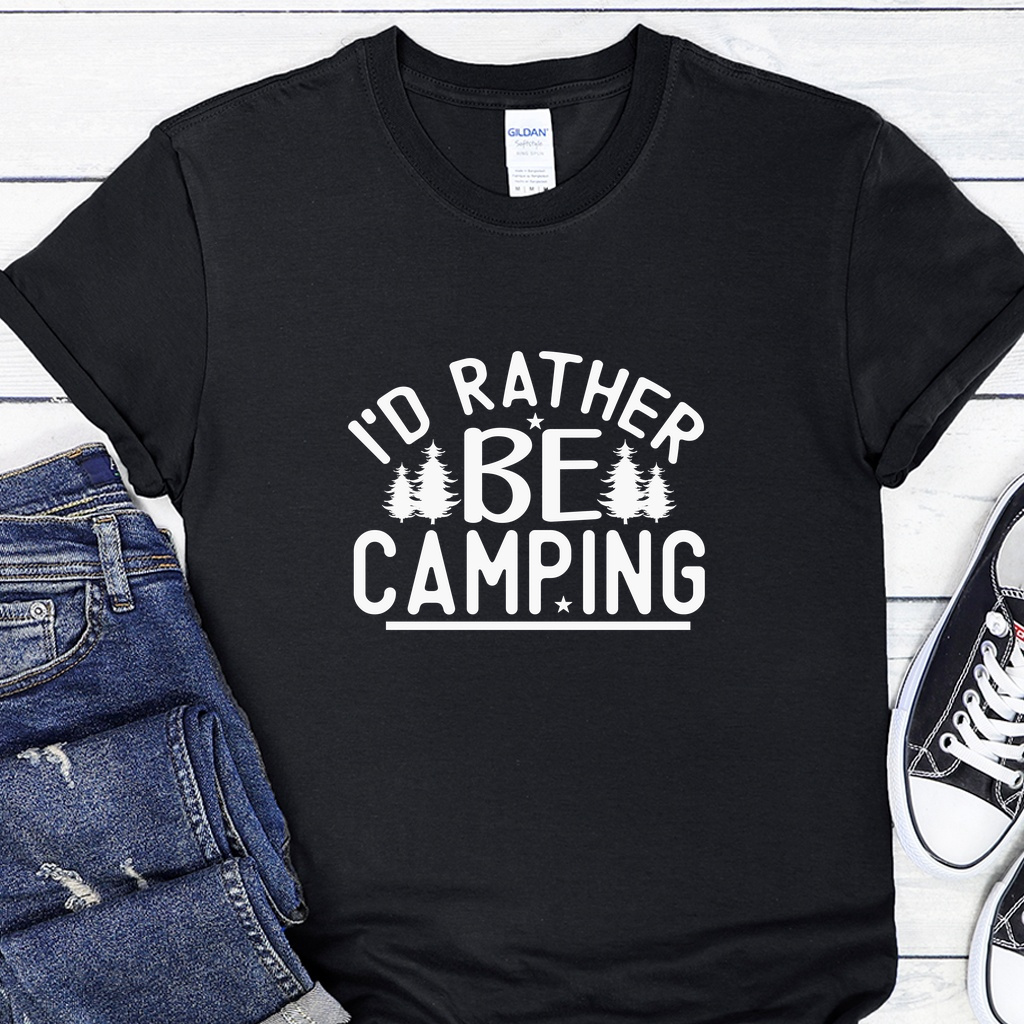 Dámské / Pánské tričko - I’d Rather Be Camping