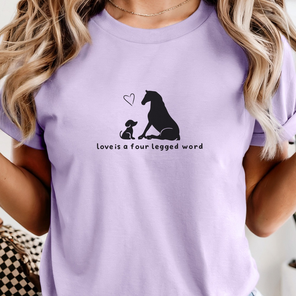 Dámské tričko - Love is a four legged word