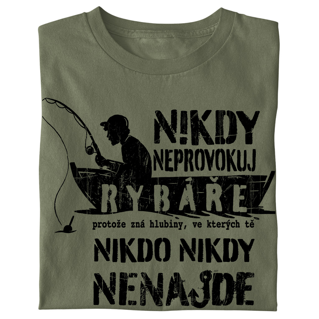 Pánské tričko Neprovokuj rybáře