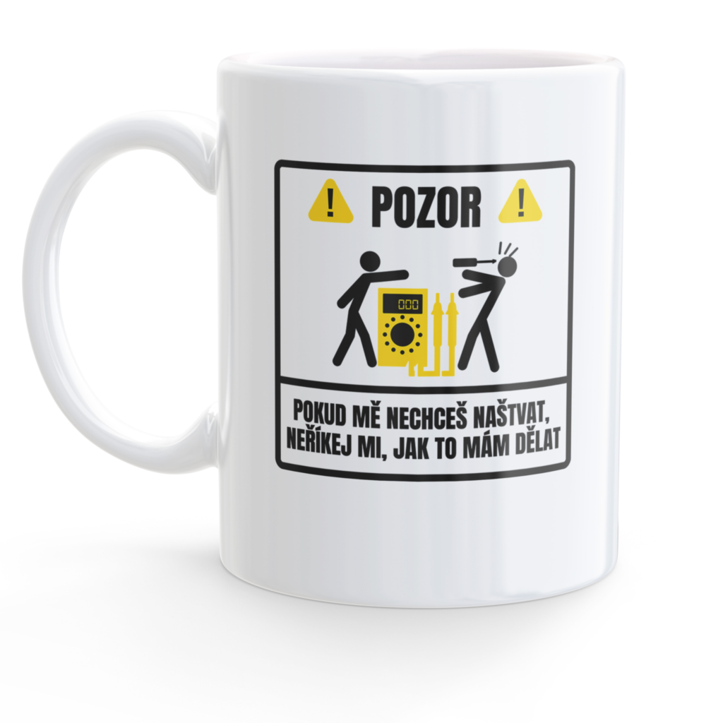 Hrneček pro elektrikáře !Pozor!