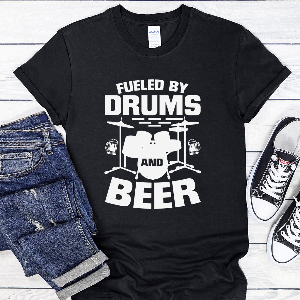 Pánské/dámské tričko Fueled drums