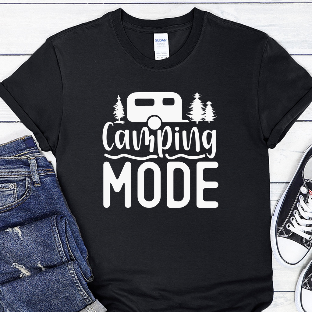Dámské / Pánské tričko - Camping Mode