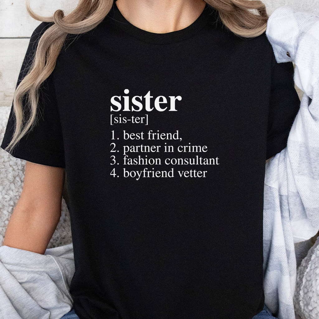 Dictionary definitions - Sister dámské tričko