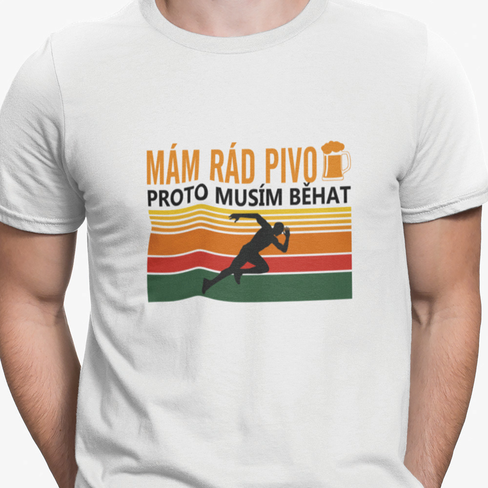 Pánské tričko Mám rád pivo