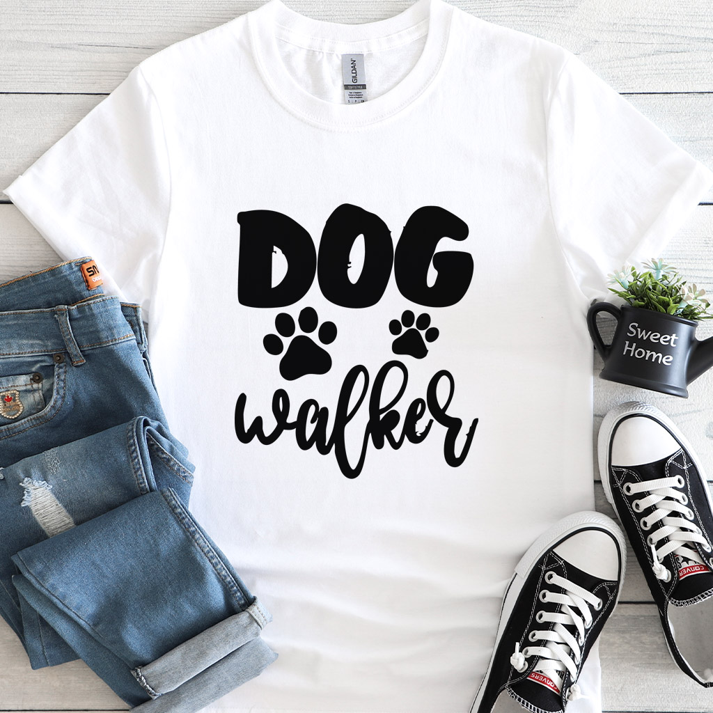 Dámské/Pánské tričko Dog walker