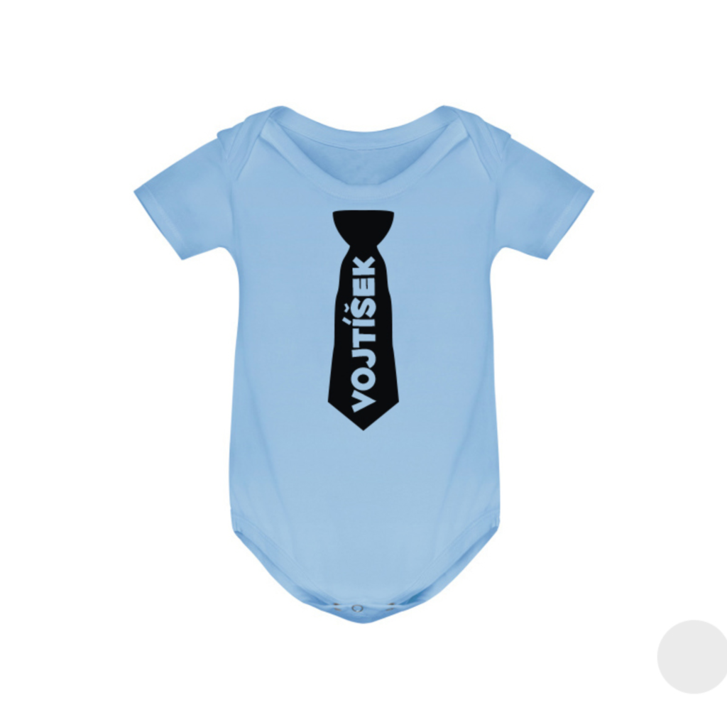 Dětské body s vlastním textem - Gentleman