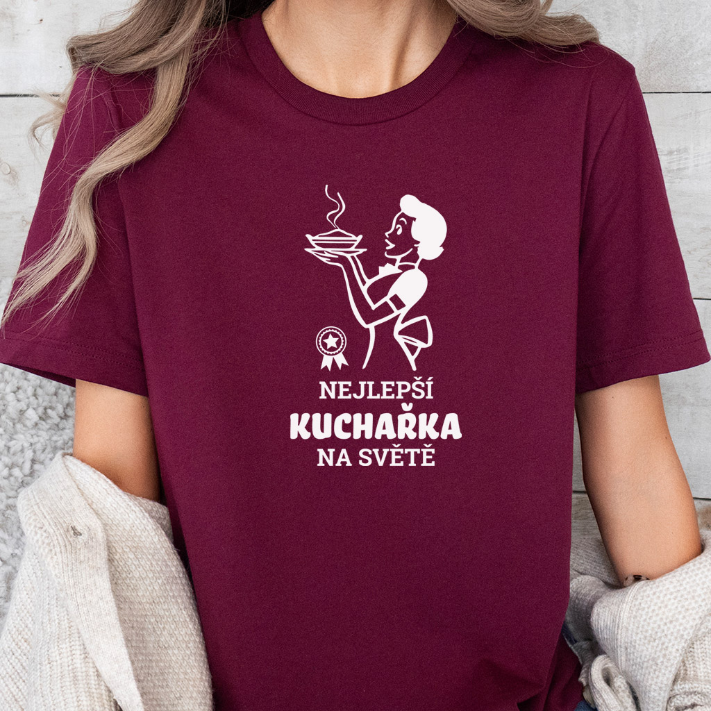 Dámské tričko Nejlepší kuchařka na světě 2