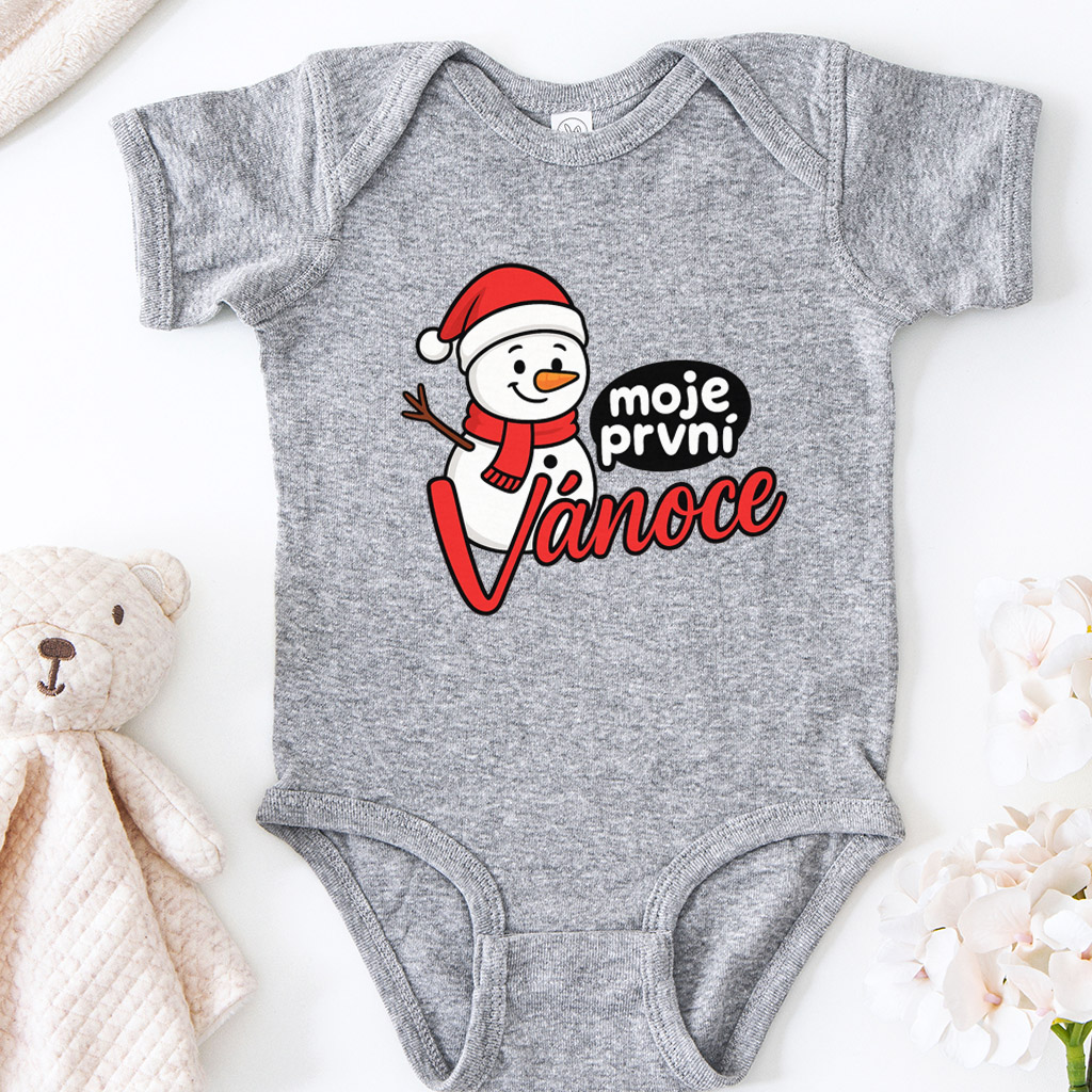 Dětské body - Moje první Vánoce se sněhulákem