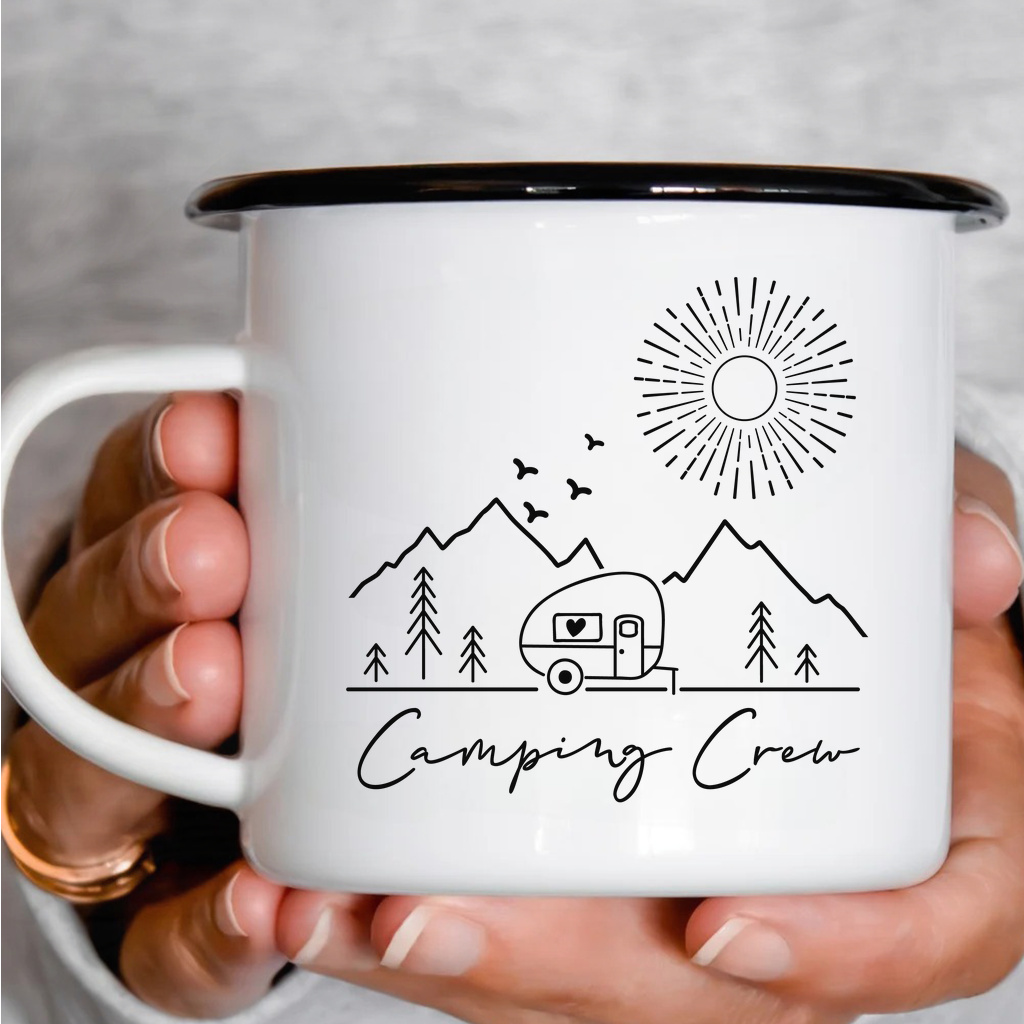 Smaltový plecháček - Camping Crew
