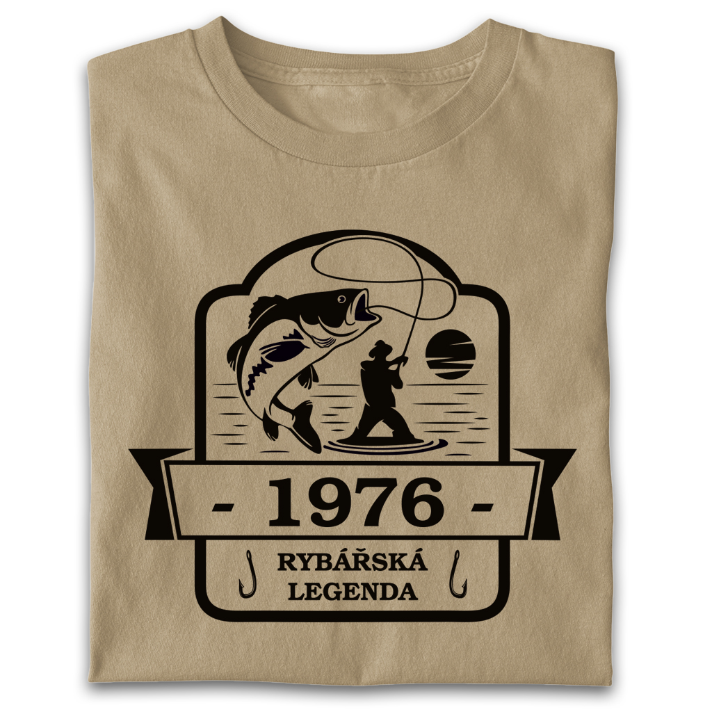 Pánské tričko - Rybářská legenda (rok na přání)