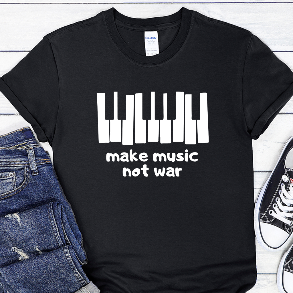 Dámské / Pánské tričko - Make Music Not War