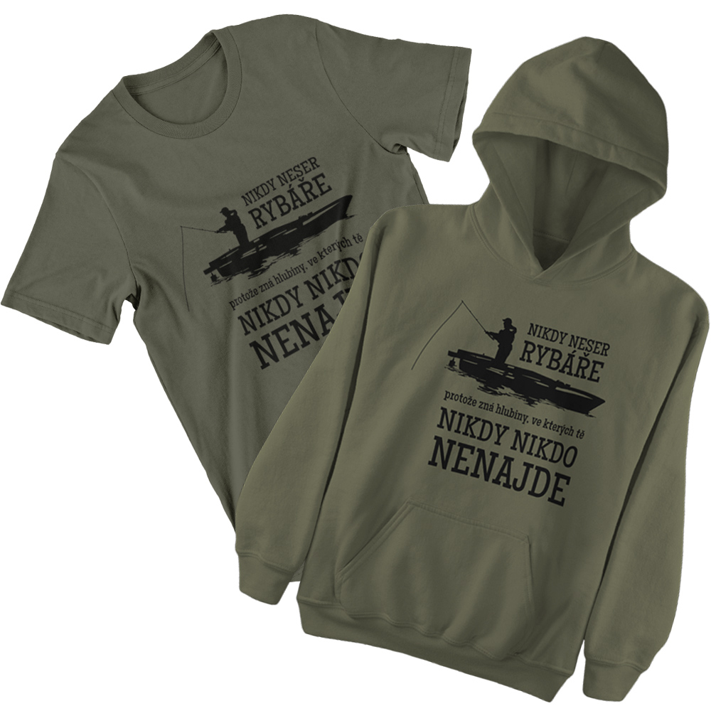 Pánský set Nikdy neser rybáře