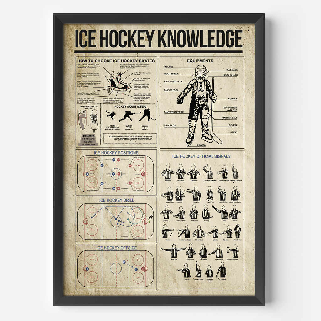 Obraz Ice Hockey Knowledge (anglicky nebo česky)