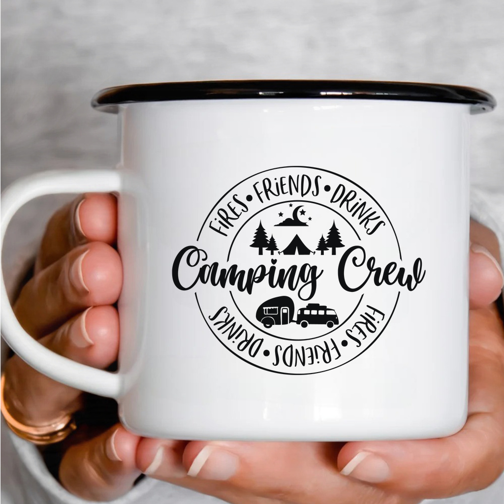 Smaltový plecháček - Camping Crew