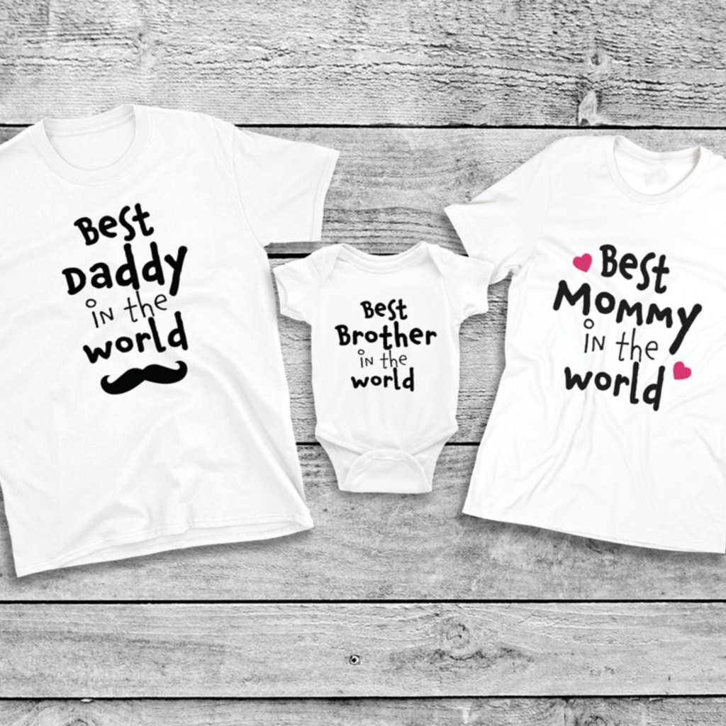 Set triček Best Family In The World