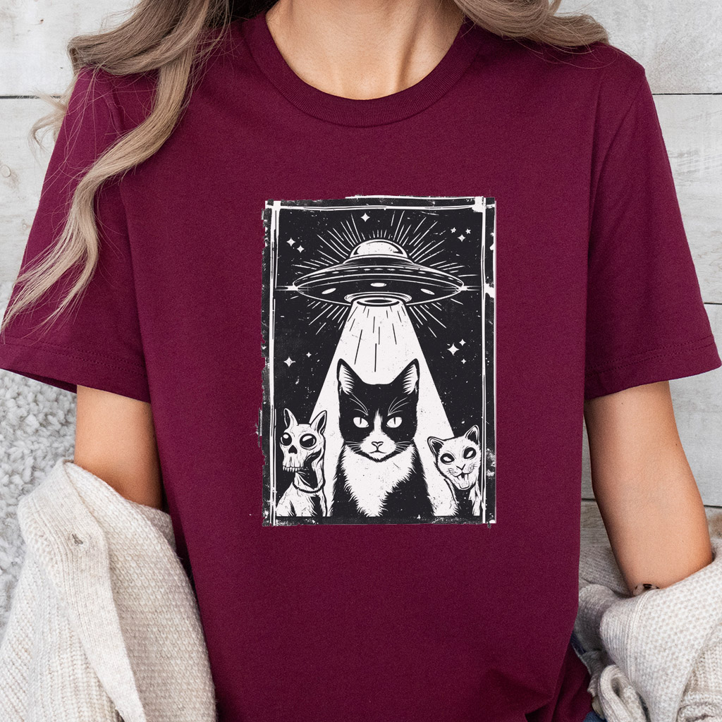 Dámské tričko UFO cat