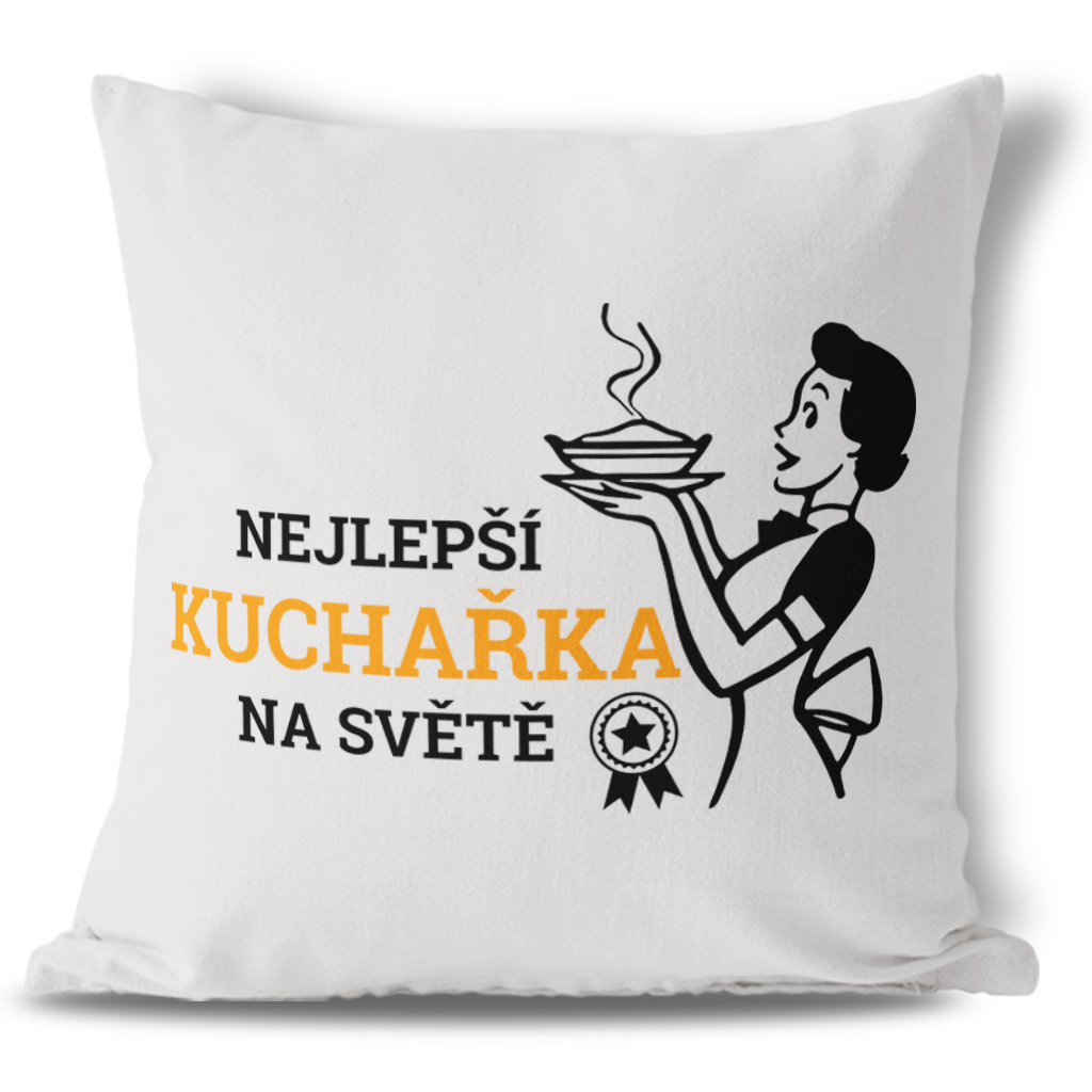Polštářek Nejlepší kuchařka na světě