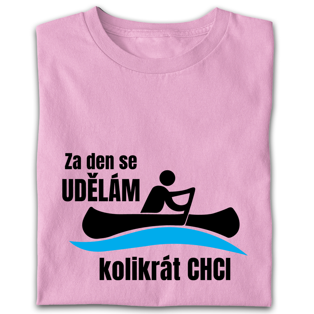 Dámské tričko vodácké - Udělám se kolikrát chci ( + jméno na záda)