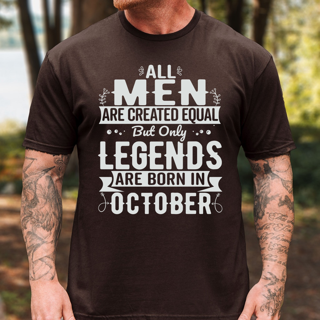 Pánské tričko - Born Legends in October