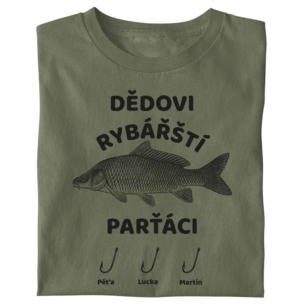 Pánské tričko - Dědovi rybářští parťáci
