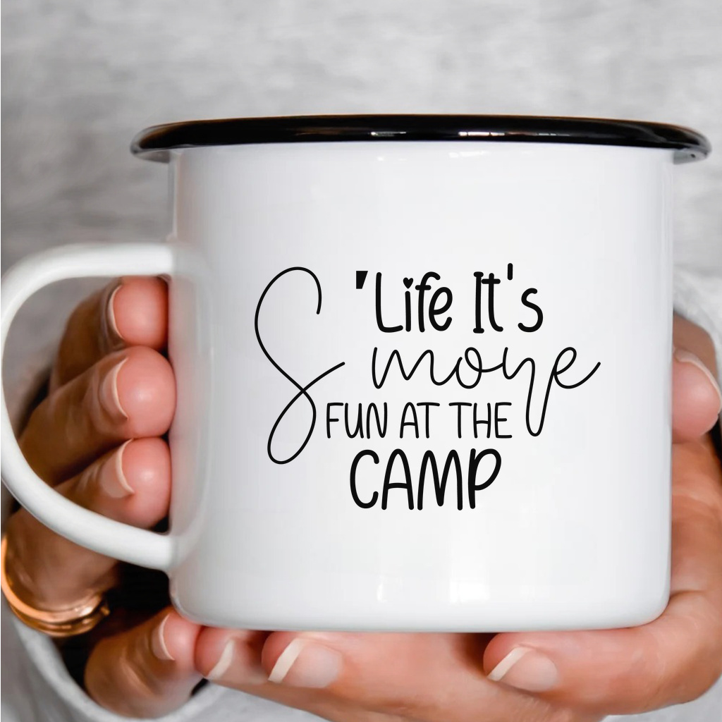 Smaltový plecháček - More Fun at the Camp
