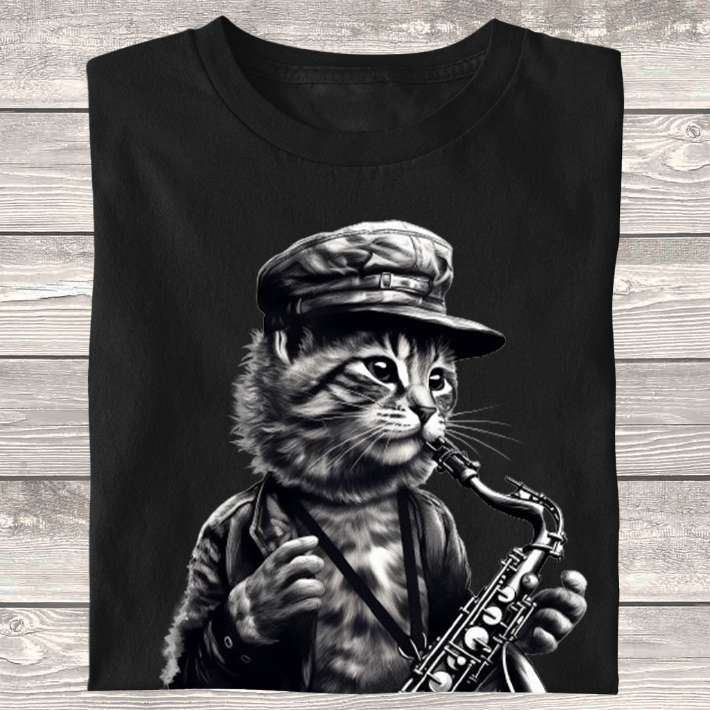 Dámské / pánské tričko - Saxocat