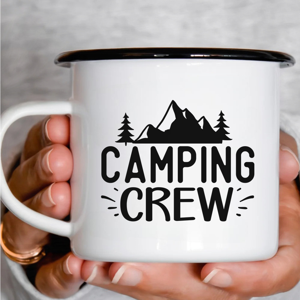 Smaltový plecháček - Camping Crew