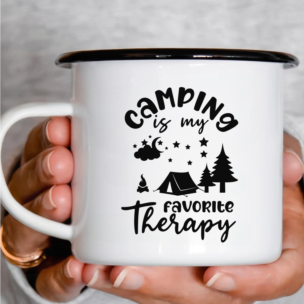 Smaltový plecháček - Camping Therapy