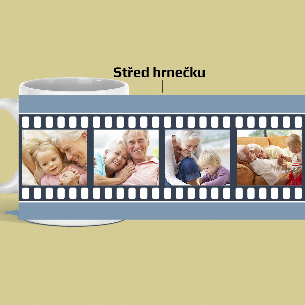 Hrnek s celoplošným potiskem - FILM (vlastní fotografie)