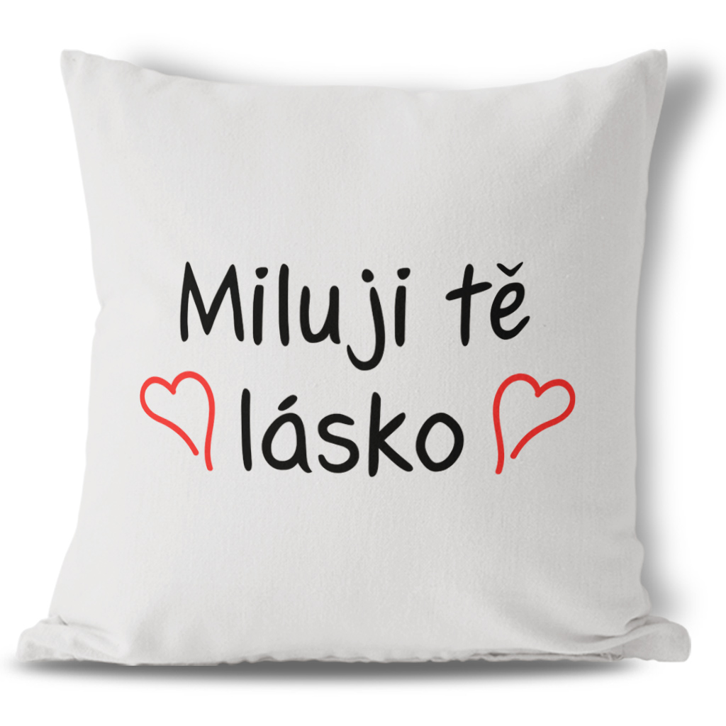 Polštářek Miluji tě lásko