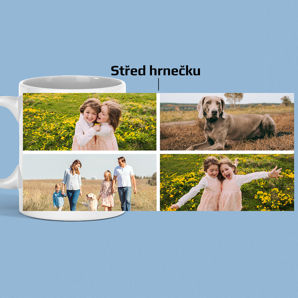 Hrnek s celoplošným potiskem - 4 fotografie (vlastní potisk)