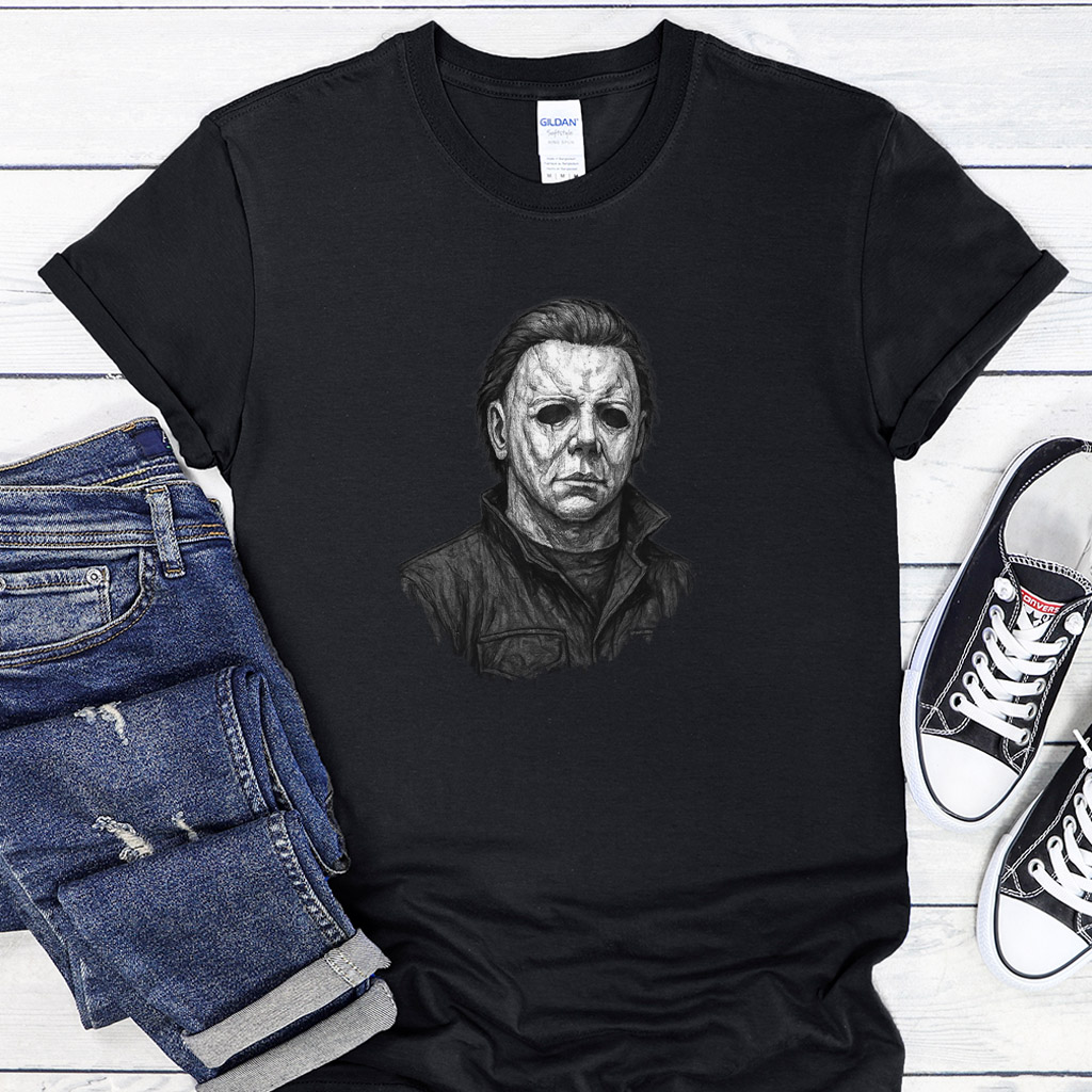 Dámské / Pánské tričko - Michael Myers (Halloween maska)